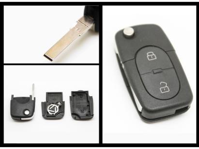 Carcasa Cheie Briceag Audi 2 Butoane AutoProtect KeyCars