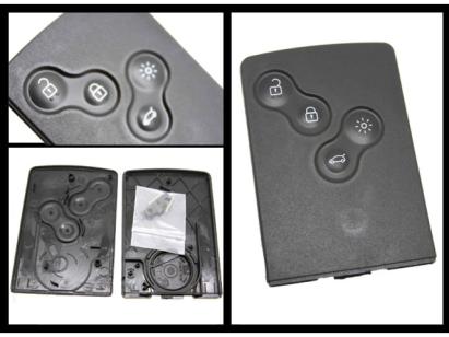 Carcasa Cartela Renault Koleos 4 butoane AutoProtect KeyCars