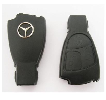 Carcasa Cheie Smartkey Mercedes Benz 3 butoane culoarea Black AutoProtect KeyCars