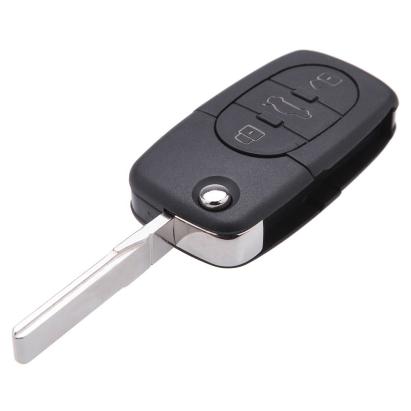 Carcasa Cheie Briceag Audi A6 3 Butoane Suport Baterie 1620 Compatibila AutoProtect KeyCars