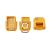 Carcasa Cheie Briceag VW 3 Butoane Galben Design NOU AutoProtect KeyCars