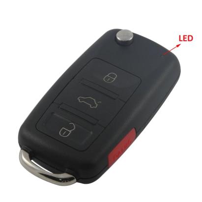 Carcasa Cheie Briceag VW Touareg 3 Butoane + Buton Panica AutoProtect KeyCars