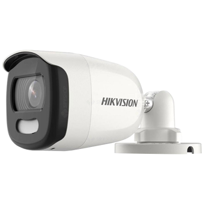 Camera AnalogHD 5MP, lentila 2.8mm, Smart light 20 m, ColoVu, PoC - HIKVISION DS-2CE10HFT-E-2.8mm SafetyGuard Surveillance