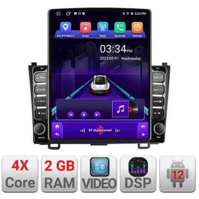 Navigatie dedicata Honda CR-V K-009 ecran tip TESLA 9.7" cu Android Radio Bluetooth Internet GPS WIFI 2+32 DSP Quad Core CarStore Technology