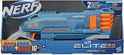 NERF ELITE 2.0 BLASTER WARDEN DB-8 SuperHeroes ToysZone