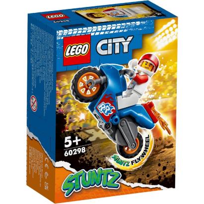 LEGO CITY MOTOCICLETA DE CASCADORIE-RACHETA 60298 SuperHeroes ToysZone