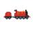 THOMAS LOCOMOTIVA CU VAGON PUSH ALONG JAMES SuperHeroes ToysZone