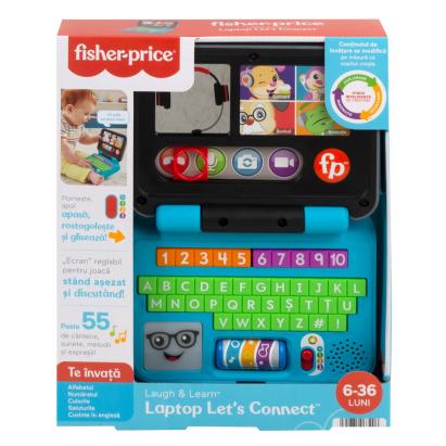 FISHER PRICE LAUGH&LEARN LAPTOP INTERACTIV IN LIMBA ROMANA SuperHeroes ToysZone