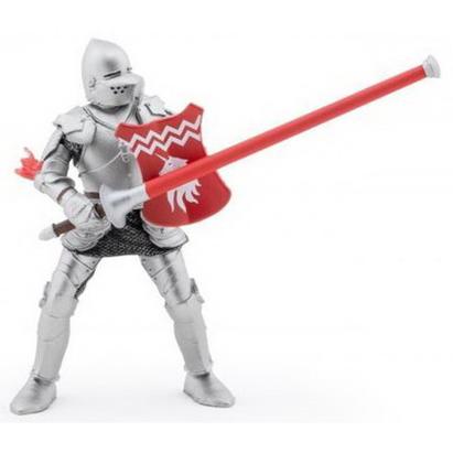 PAPO FIGURINA CAVALER CU SULITA SI SCUT ROSU SuperHeroes ToysZone