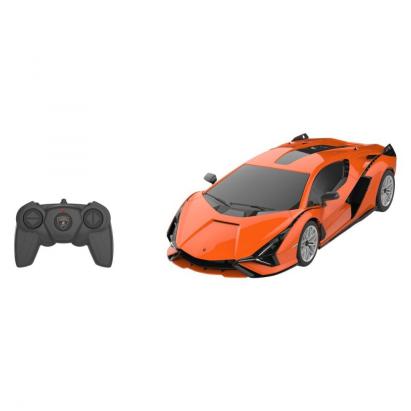 MASINA CU TELECOMANDA LAMBORGHINI SIAN PORTOCALIU CU SCARA 1 LA 24 SuperHeroes ToysZone