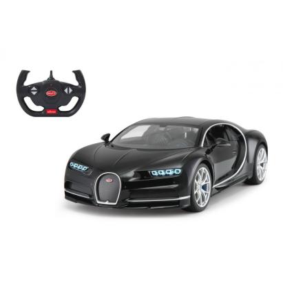 MASINA CU TELECOMANDA BUGATTI CHIRON NEGRU SCARA 1 LA 14 SuperHeroes ToysZone