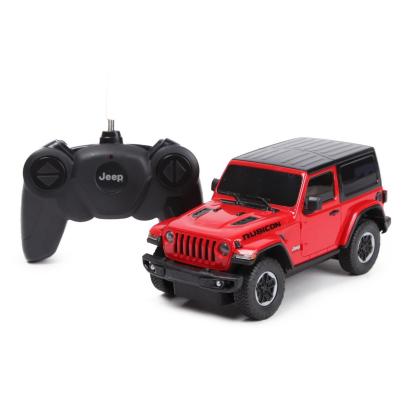 MASINA CU TELECOMANDA JEEP WRANGLER JL ROSU SCARA 1 LA 24 SuperHeroes ToysZone