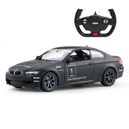 MASINA CU TELECOMANDA BMW M3 NEGRU CU SCARA 1 LA 14 SuperHeroes ToysZone