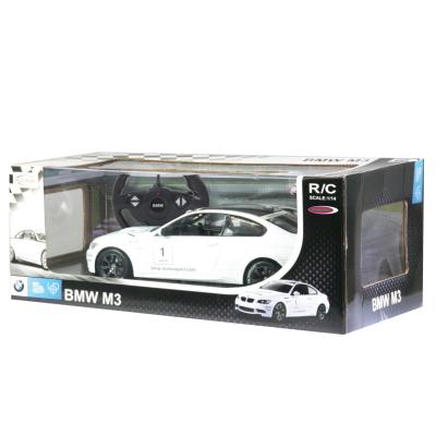 MASINA CU TELECOMANDA BMW M3 ALB CU SCARA 1 LA 14 SuperHeroes ToysZone