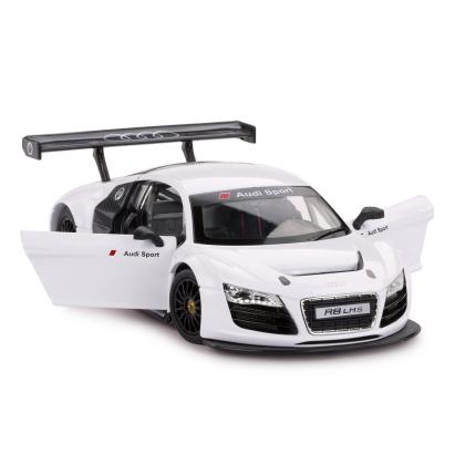 MASINUTA METALICA AUDI R8 ALB SCARA 1 LA 24 SuperHeroes ToysZone