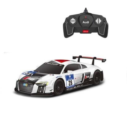 MASINA CU TELECOMANDA AUDI R8 LMS PERFORMANCE ALB SCARA 1 LA 18 SuperHeroes ToysZone