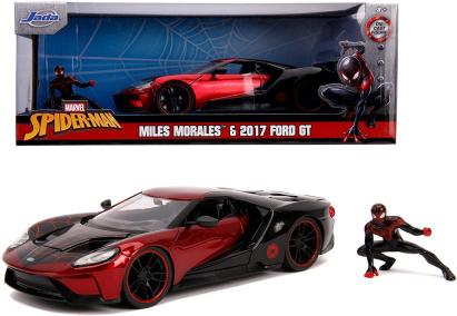 MASINA METALICA SPIDER-MAN FORD GT 2017 MILES MORALES SuperHeroes ToysZone