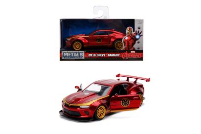 MASINUTA METALICA IRON MAN 2016 CHEVY CAMARO SS SCARA 1 LA 32 SuperHeroes ToysZone