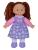 PAPUSA FLOWER DOLLY DIN MATERIAL TEXTIL 38CM CU PARUL MARONIU SuperHeroes ToysZone