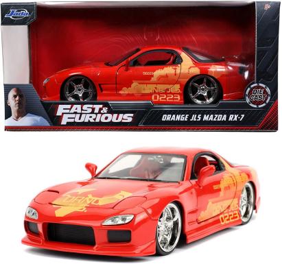 FAST AND FURIOUS MAZDA JL5 RX-7 SCARA 1:24 SuperHeroes ToysZone