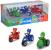 EROI IN PIJAMALE SET 3 MOTOCICLETE CU FIGURINA SCARA 1:64 SuperHeroes ToysZone