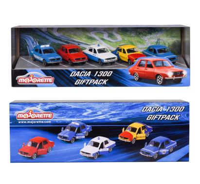 MAJORETTE SET 5 MASINUTE METALICE DACIA 1300 7.5CM SuperHeroes ToysZone