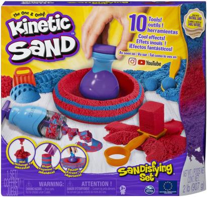 KINETIC SAND SET SANDTASTIC CU 10 ACCESORII SI NISIP SuperHeroes ToysZone