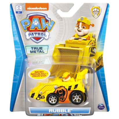 PATRULA CATELUSILOR MACHETA METALICA RUBBLE MECANICUL SuperHeroes ToysZone