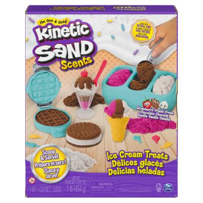 KINETIC SAND SET INGHETATA SI PRAJITURELE COLORATE SI PARFUMATE SuperHeroes ToysZone