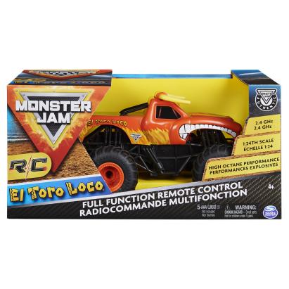 MONSTER JAM RC MASINUTA EL TORO LOCO SCARA 1:24 SuperHeroes ToysZone