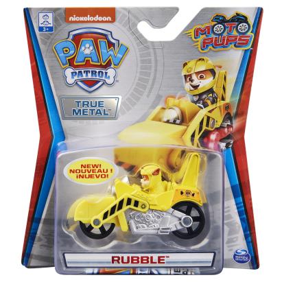 PATRULA CATELUSILOR MOTOCICLETA METALICA RUBBLE SuperHeroes ToysZone