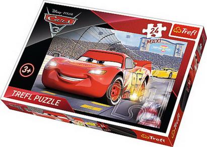 PUZZLE TREFL 24 MAXI CAMPIONUL MCQUEEN CARS3 SuperHeroes ToysZone