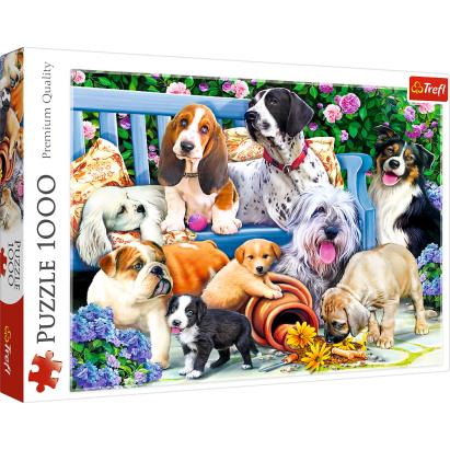 PUZZLE TREFL 1000 CAINI IN GRADINA SuperHeroes ToysZone