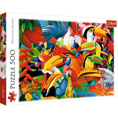 PUZZLE TREFL 500 PASARI COLORATE SuperHeroes ToysZone