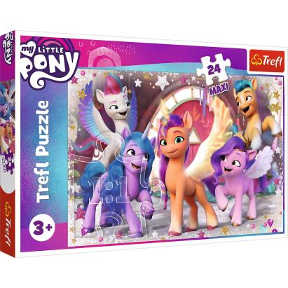 PUZZLE TREFL 24 MAXI MY LITTLE PONY - BUCURIA PONEILOR SuperHeroes ToysZone