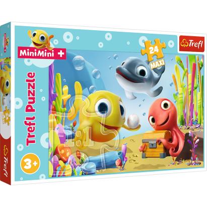 PUZZLE TREFL 24 MAXI PESTISORII FERICITI SuperHeroes ToysZone