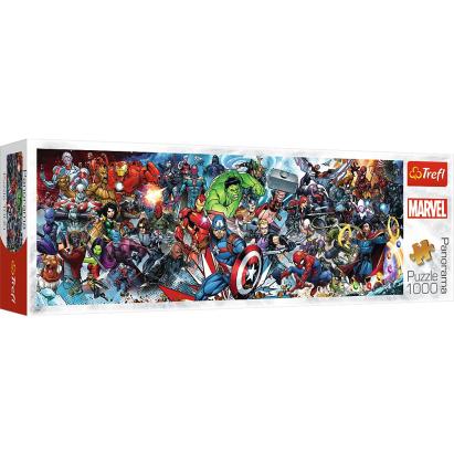 PUZZLE TREFL 1000 PANORAMA DISNEY MARVEL UNIVERSUL AVENGERS SuperHeroes ToysZone