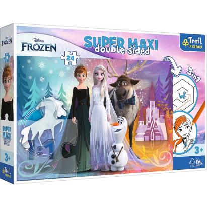 PUZZLE TREFL PRIMO  24 SUPER MAXI DISNEY FROZEN 2 REGATUL INGHETAT SuperHeroes ToysZone