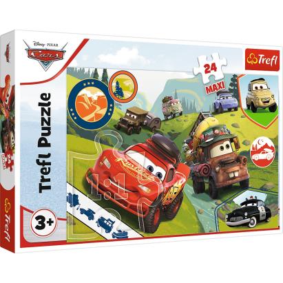 PUZZLE TREFL 24 MAXI CARS MASINUTELE FERICITE SuperHeroes ToysZone