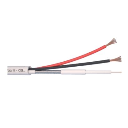 Cablu Microcoaxial + alimentare 2x0.5, Cupru 100%, 100m SafetyGuard Surveillance