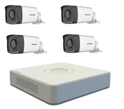 Kit supraveghere Hikvision Turbo HD 1080P cu 4 camere cu IR 80 m, vizualizare pe internet SafetyGuard Surveillance