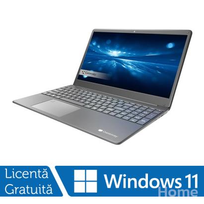 Laptop Nou Gateway GWNC31514, Intel Core i3-1115G4 1.70 - 4.10GHz, 4GB DDR4, 128GB SSD, Full HD IPS LCD, Black, Windows 11 Home, 15.6 Inch, Webcam NewTechnology Media