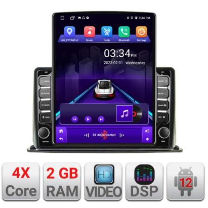 K-2din-1 Navigatie dedicata universala 2din-1 ecran tip TESLA 9.7" cu Android Radio Bluetooth Internet GPS WIFI 2+32 DSP Quad Core CarStore Technology