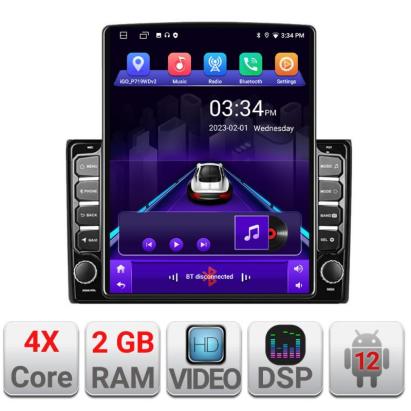 Navigatie dedicata Audi A4 B6 K-050 ecran tip TESLA 9.7" cu Android Radio Bluetooth Internet GPS WIFI 2+32 DSP Quad Core CarStore Technology