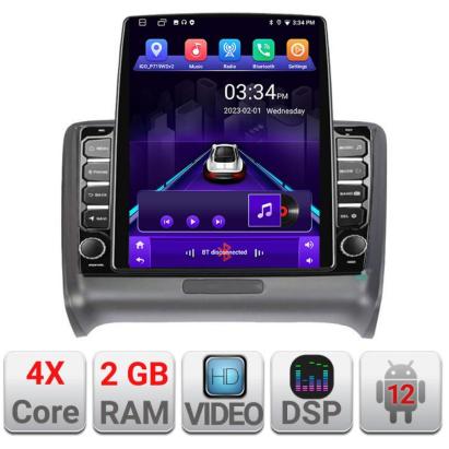 Navigatie dedicata Audi TT 2004-2011 K-078 ecran tip TESLA 9.7" cu Android Radio Bluetooth Internet GPS WIFI 2+32 DSP Quad Core CarStore Technology