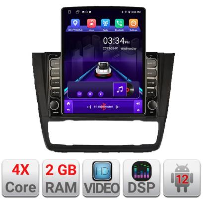 Navigatie dedicata BMW Seria 1 E87 K-bmw117 ecran tip TESLA 9.7" cu Android Radio Bluetooth Internet GPS WIFI 2+32 DSP Quad Core CarStore Technology