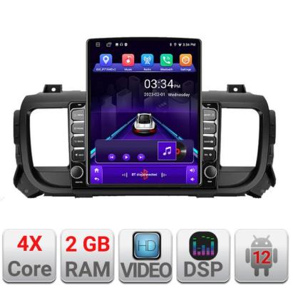 Navigatie dedicata Citroen Jumpy Toyota Proace Peugeot Traveller K-jumpy16 ecran tip TESLA 9.7" cu Android Radio Bluetooth Internet GPS WIFI 2+32 DSP Quad Core CarStore Technology