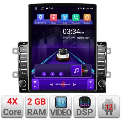 Navigatie dedicata Dacia dupa 2012 K-Dacia ecran tip TESLA 9.7" cu Android Radio Bluetooth Internet GPS WIFI 2+32 DSP Quad Core CarStore Technology
