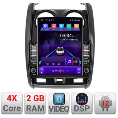 Navigatie dedicata Dacia Duster 2012-2019 K-157 ecran tip TESLA 9.7" cu Android Radio Bluetooth Internet GPS WIFI 2+32 DSP Quad Core CarStore Technology