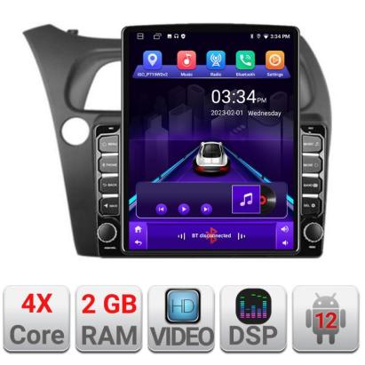 Navigatie dedicata Honda Civic Hatchback 2006-2012 K-hatchback ecran tip TESLA 9.7" cu Android Radio Bluetooth Internet GPS WIFI 2+32 DSP Quad Core CarStore Technology